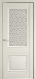 Albero Империя Спарта-2, ширина полотна 600мм, цвет Ваниль, Стекло мателюкс Лорд серый