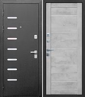 Входная дверь Феррони 9 см Серебро Бетон Снежный Царга