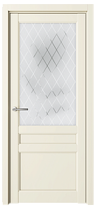 Albero Империя Олимпия, ширина полотна 600мм, цвет Ваниль, Стекло мателюкс Рубин