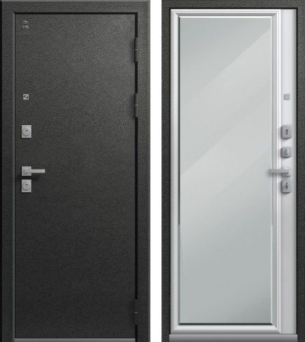 Центурион ЛЮКС-1-2025 Графит муар - Кашемир белый (зеркало) Центурион ЛЮКС-1-2025 Графит муар - Кашемир белый (зеркало)